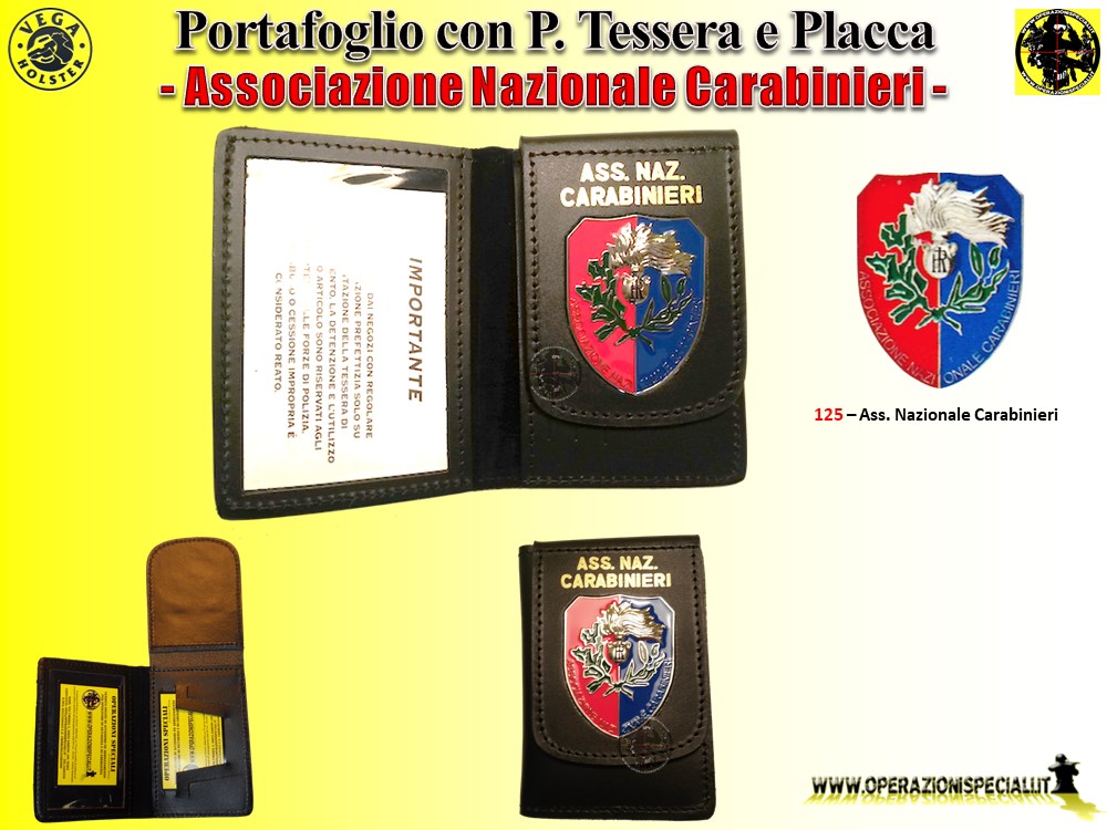 Operazioni Speciali - Portafoglio Verticale Associazione Nazionale  Carabinieri