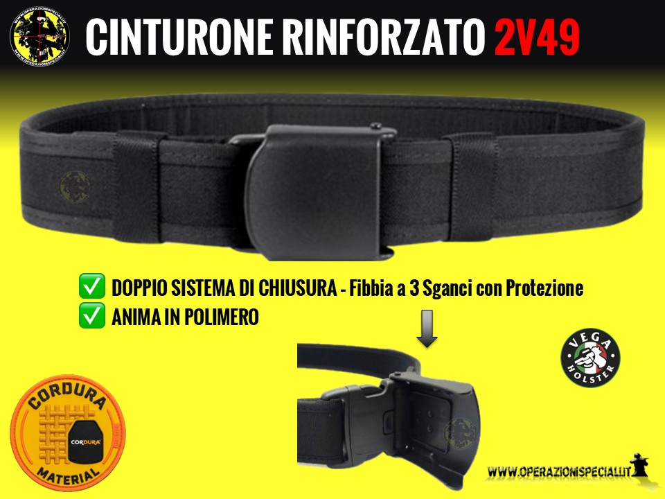 Operazioni Speciali - Cinturone Vega 2V49 Alta Resistenza - Cordura e ...