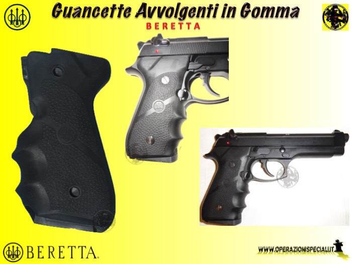 Beretta guancetta avvolgente in gomma per Beretta serie 92 98 